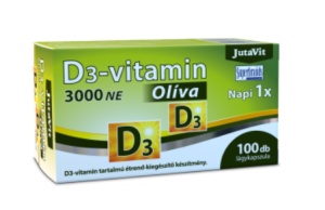 JUTAVIT VITAMINA D3 2000 ULEI DE MASLINE * 100 CAPSULE