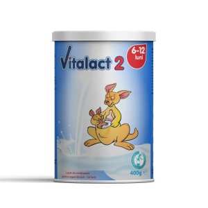 LAPTE PRAF VITALACT 2 * 400 GR (6-12 luni )
