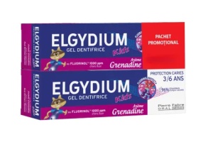 PACHET PASTA DE DINTI PENTRU COPII ELGYDIUM FRUCTE DE PADURE 3-6 ANI * 50 ML / 2 BUC