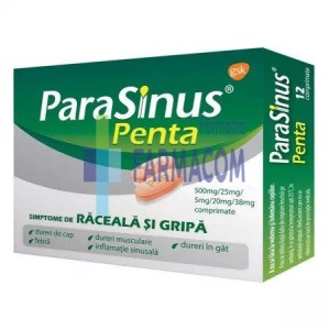 Parasinus Penta, 12 comprimate, Haleon