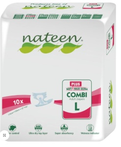 SCUTECE ADULTI COMBI PLUS LINE MARIMEA L *10 BUC NATEEN