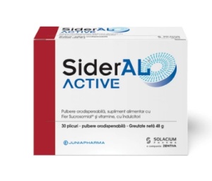 SiderAl Active, 30 plicuri, Solacium Pharma