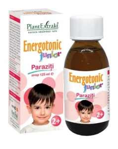 Sirop Energotonic Junior Paraziti, 125 ml, Plant Extrakt