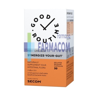 SYNERGIZE YOUR GUT GOOD ROUTINE * 30 CAPSULE SECOM