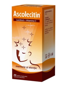 Ascolecitin, 20 comprimate masticabile, Biofarm