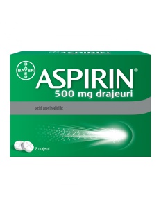 ASPIRINA BAYER 500 MG * 8 DRAJEURI
