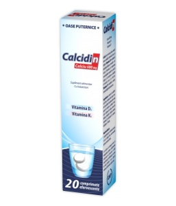 CALCIDIN, 20 COMPRIMATE EFERVESCENTE, ZDROVIT