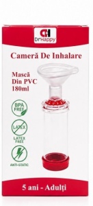 CAMERA DE INHALARE MASCA 5 ANI - ADULTI * 180 ML DR.HAPPY