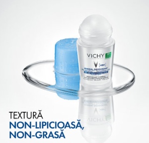 DEODORANT ROLL-ON MINERAL FARA SARURI DE ALUMINIU 48H*50ML, VICHY - Img 3