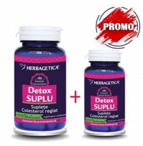 DETOX SUPLU * 60 CAPSULE+10 CAPSULE HERBAGETICA