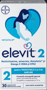 Elevit 2, 30 comprimate, Bayer
