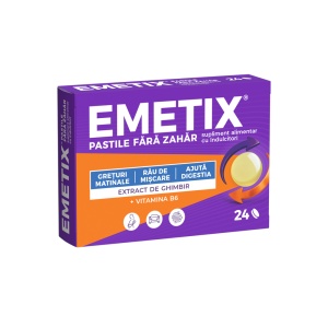 EMETIX FARA ZAHAR * 24 COMPRIMATE, FITERMAN PHARMA