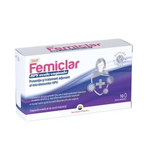 FEMICLAR HPV * 10 OVULE, SUN WAVE PHARMA