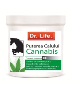 GEL PUTEREA CALULUI CANNABIS * 250 ML DR.LIFE DL112