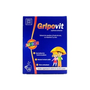 Gripovit Junior, 10 plicuri, Zdrovit
