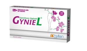 GYNIEL SUPOZITOARE VAGINALE *10 SUPOZITOARE, HYLLAN