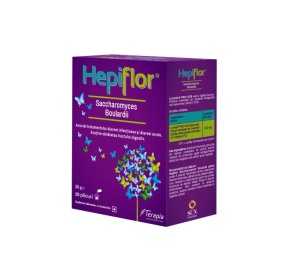 HEPIFLOR SACCHAROMYCES BOULARDII 250 MG * 10 PLICURI/2G, TERAPIA