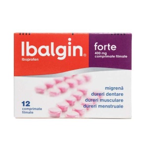 Ibalgin Forte, 400 mg, 12 comprimate, Sanofi