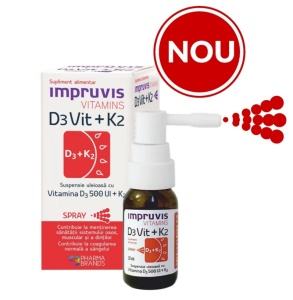 IMPRUVIS VITAMINS D3 VIT 500 + K2, SPRAY * 10 ML