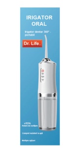 IRIGATOR ORAL 360 GRADE - PORTABIL * 200 ML DR.LIFE DL-IO360