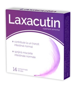 LAXACUTIN, 14 COMPRIMATE, ZDROVIT