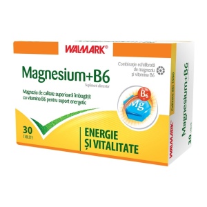 Magneziu + Vitamina B6, 30 tablete, Walmark