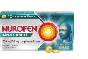 NUROFEN RACEALA GRIPA 200MG/30MG * 12 COMPRIMATE FILMATE RECKITT
