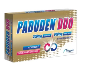 Paduden Duo 200 mg/500 mg, 10 comprimate, Terapia