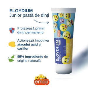 PASTA DE DINTI ELGYDIUM JUNIOR EMOJI TUTTI FRUTTI * 50 ML 5662