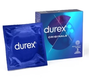 PREZERVATIVE DUREX ORIGINALS * 3 BUC NEW