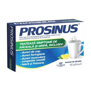 PROSINUS 600MG/12.2 MG PULB.PT.SOL ORALA * 10 PLIC/4 G