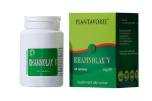 Rhamnolax V, 40 comprimate, Plantavorel