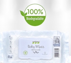 SERVETELE UMEDE 99% APA, PENTRU TETINE SI SUZETE BABY WIPES*80 BUC NATEEN