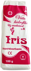 VATA HIDROFILA IRIS TIP B * 100 G