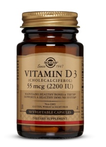 VITAMINA D3 2200 UI * 50 CAPSULE VEGETALE SOLGAR