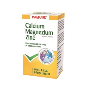 W-CALCIU MAGNEZIU ZINC * 30 COMPRIMATE