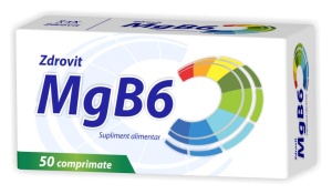 ZDROVIT MAGNEZIU-B6 * 50 COMPRIMATE