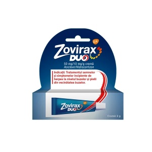 ZOVIRAX DUO 50MG/10MG/G CR * 2G W70421001