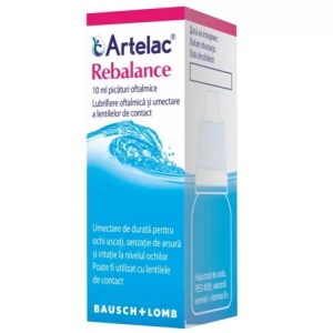 ARTELAC REBALANCE * 10 ML SOLUTIE OFTALMICA