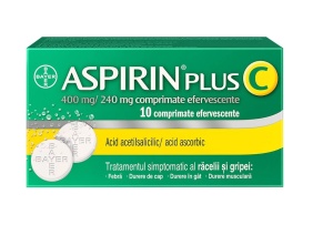 ASPIRINA PLUS C * 10 COMPRIMATE EFERVESCENTE, BAYER
