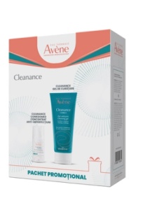 Avene Cleanance Comedomed x 30 ml + Gel de curatare x 200 ml, pachet