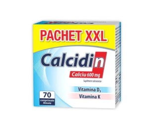 CALCIDIN 600 MG* 70 COMPRIMATE FILMATE, ZDROVIT