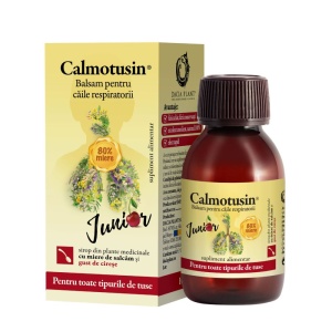 Calmotusin junior sirop cu gust de cirese, 100 ml, DaciaPlant