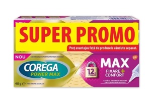 COREGA PASTA MAX FIXARE+CONFORT * 40 G 1+1 SUPER PROMO 8878