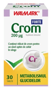 CROM FORTE 200 MCG * 30 COMPRIMATE, WALMARK
