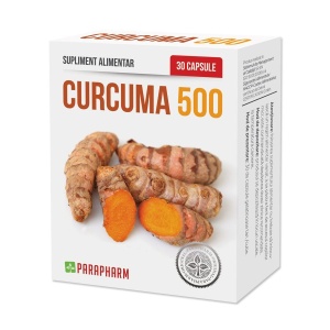 Curcuma 500 mg, 30 capsule, Parapharm