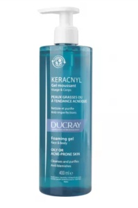 DUCRAY KERACNYL GEL CURATARE ANTI-ACNEE * 400 ML 7517