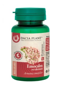 EMOCALM CU VALERIANA * 60 COMPRIMATE, DACIA PLANT