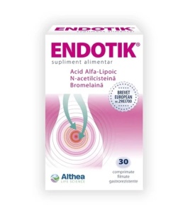 ENDOTIK * 30 COMPRIMATE FILMATE GASTROREZISTENTE