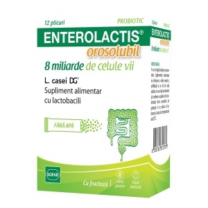 ENTEROLACTIS OROSOLUBIL * 12 PLIC